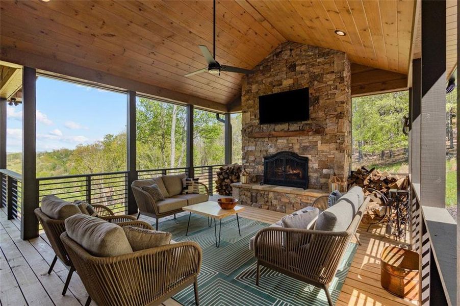 Furnished interior view inside a new home in , Morganton (Image 7).