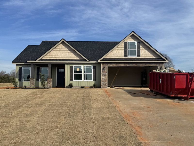 In-progress construction of a new home in Bent Tree, Gaffney, SC (Image 4).