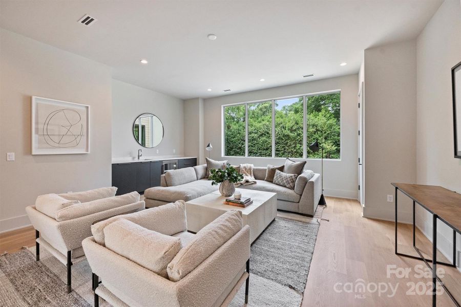 Furnished interior view inside a new home in , Charlotte (Image 8). Furnished interior view inside a new home in , Charlotte (Image 8).