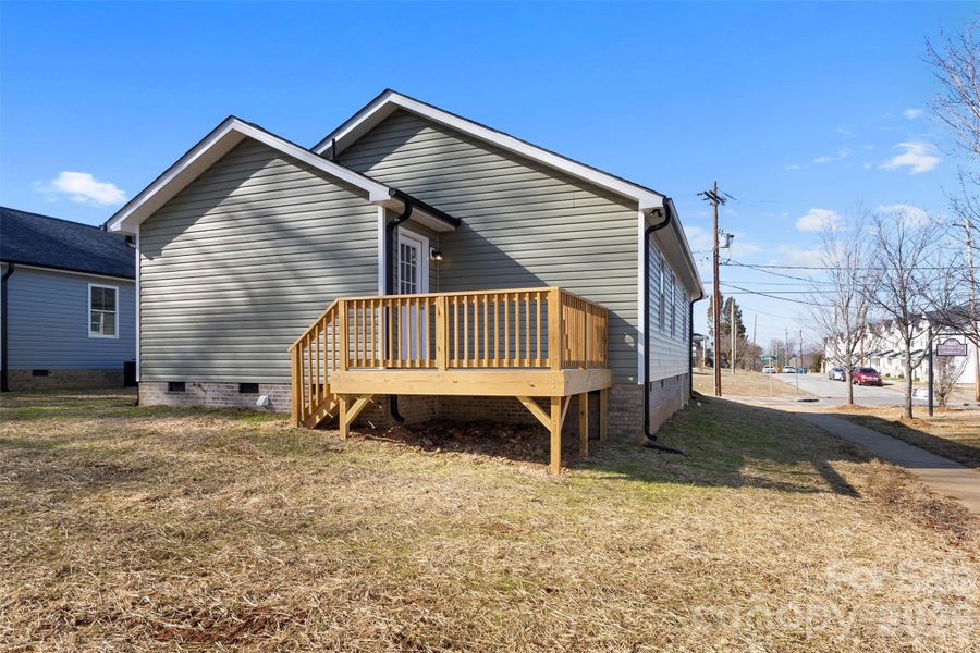 Exterior details and patio area of a home in , Salisbury (Image 2). Exterior details and patio area of a home in , Salisbury (Image 2).