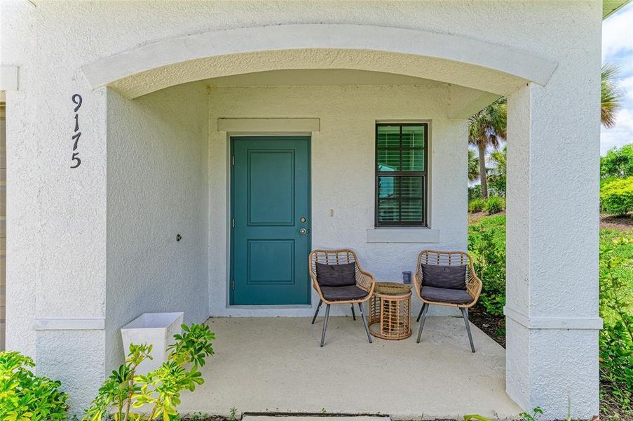 Exterior details and patio area of a home in , Sarasota (Image 28).
