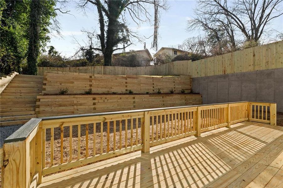 Exterior details and patio area of a home in , Atlanta (Image 33).