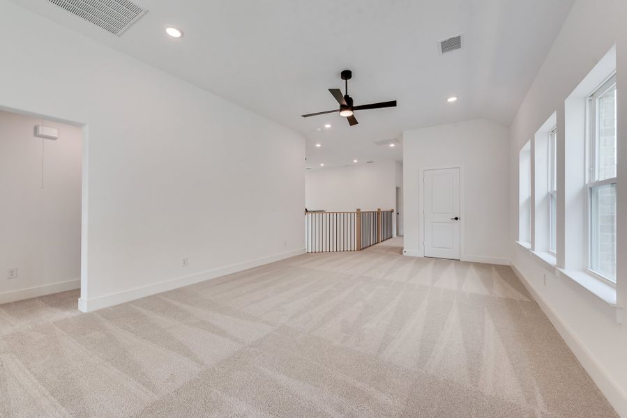 Spacious, unfurnished interior of a new home in Fields - 40' Lots, Frisco (Image 27). Spacious, unfurnished interior of a new home in Fields - 40' Lots, Frisco (Image 27).