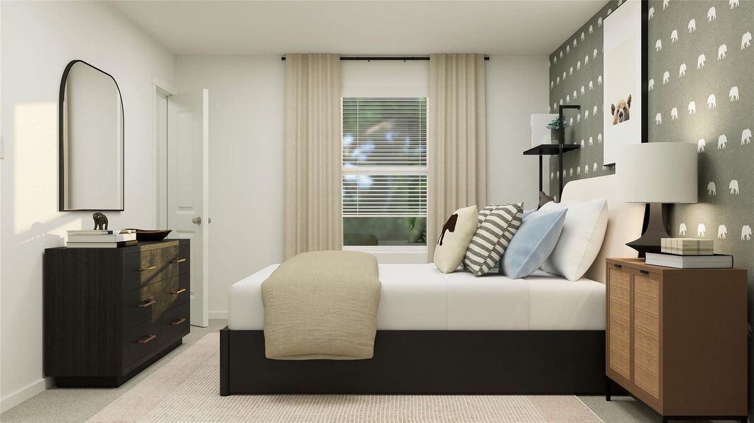 Furnished interior view inside a new home in Elm Creek, Elgin (Image 11). Furnished interior view inside a new home in Elm Creek, Elgin (Image 11).