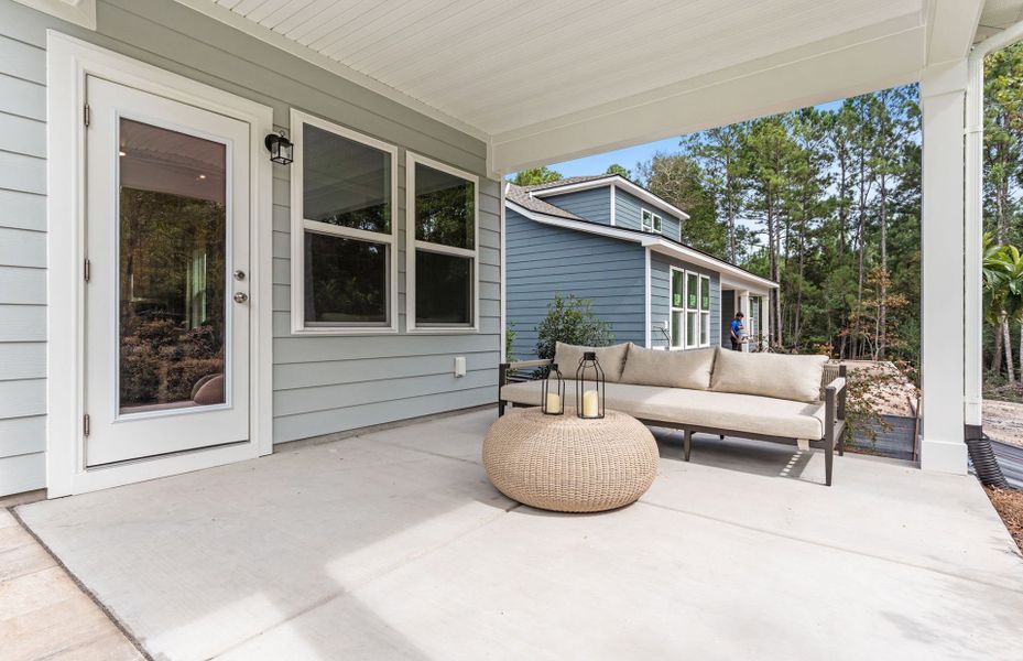 Exterior details and patio area of a home in Solserra, Shallotte (Image 26). Exterior details and patio area of a home in Solserra, Shallotte (Image 26).