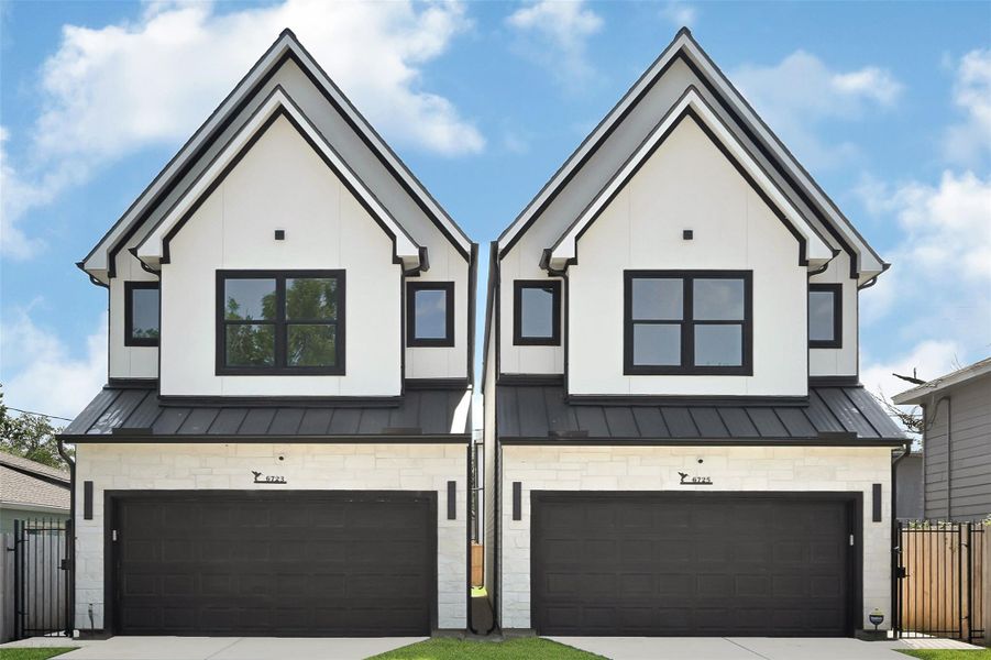 Front exterior of a new home in , Houston, TX, highlighting curb appeal (Image 23). Front exterior of a new home in , Houston, TX, highlighting curb appeal (Image 23).
