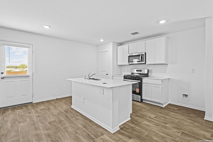 Furnished interior view inside a new home in Preserve at Medina, Von Ormy (Image 9).