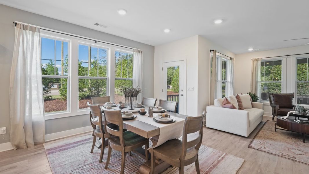 Representative furnished interior of a home built from the Augusta by DRB Homes in Woodglen, Piedmont (Image 10).