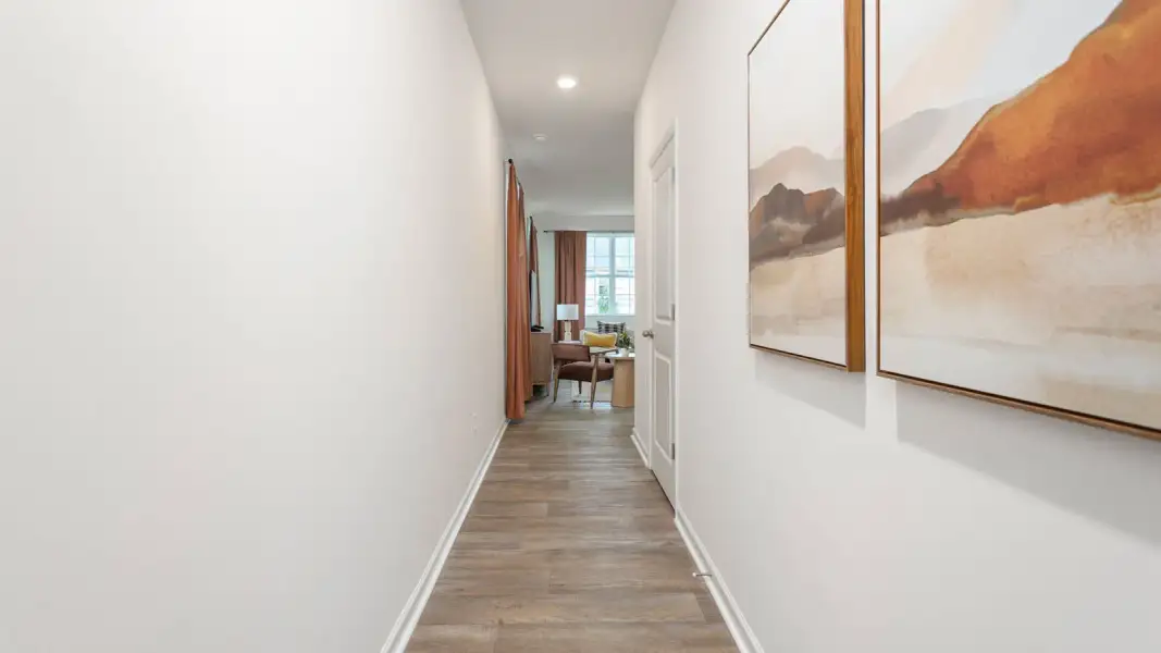 Spacious, unfurnished interior of a new home in North Village Townes, Greensboro (Image 19).