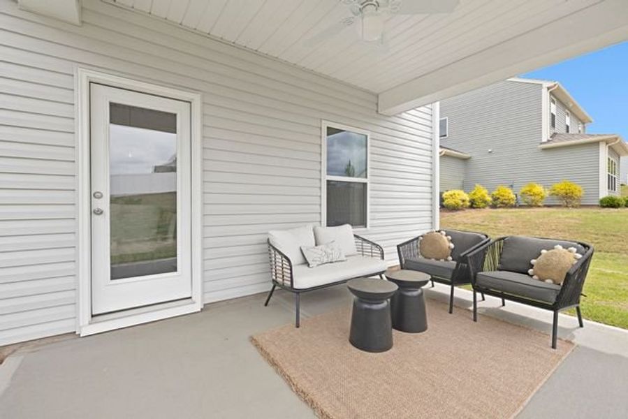 Representative exterior details of a home built from the Whitney by True Homes in Westbrook Falls, Colfax (Image 22).