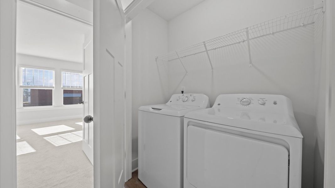 Furnished interior view inside a new home in Gresham Station, Simpsonville (Image 17).