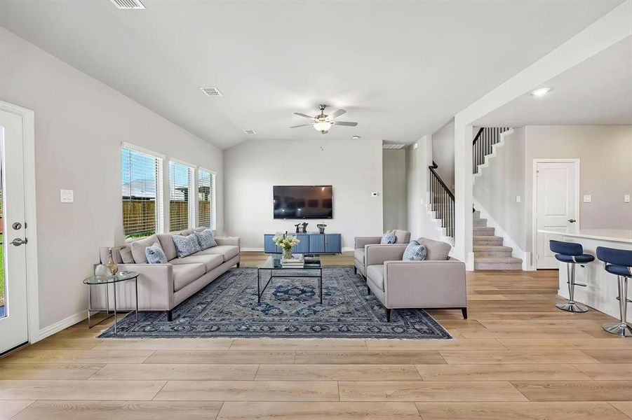 Furnished interior view inside a new home in Lakehaven - Signature Series, Farmersville (Image 10). Furnished interior view inside a new home in Lakehaven - Signature Series, Farmersville (Image 10).