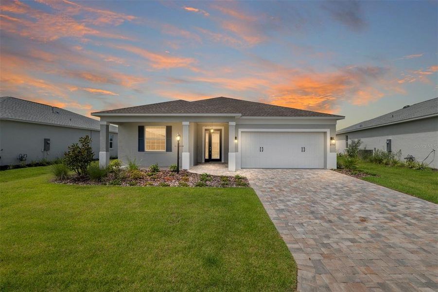 Front exterior of a new home in , Ocala, FL, highlighting curb appeal (Image 32).