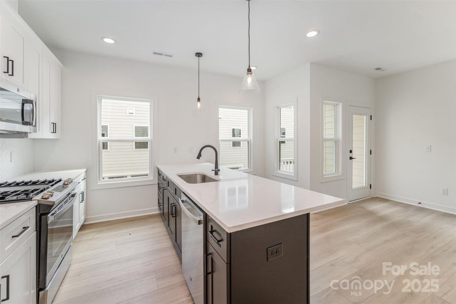 Furnished interior view inside a new home in , Charlotte (Image 9).