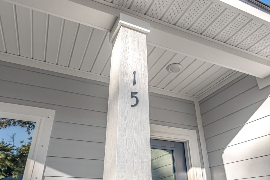 Exterior details and patio area of a home in Live Oak Cottages, Freeport (Image 25). Exterior details and patio area of a home in Live Oak Cottages, Freeport (Image 25).