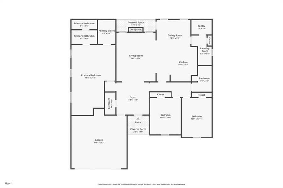 2D floor plan layout of this home in , Good Hope, GA (Image 5).