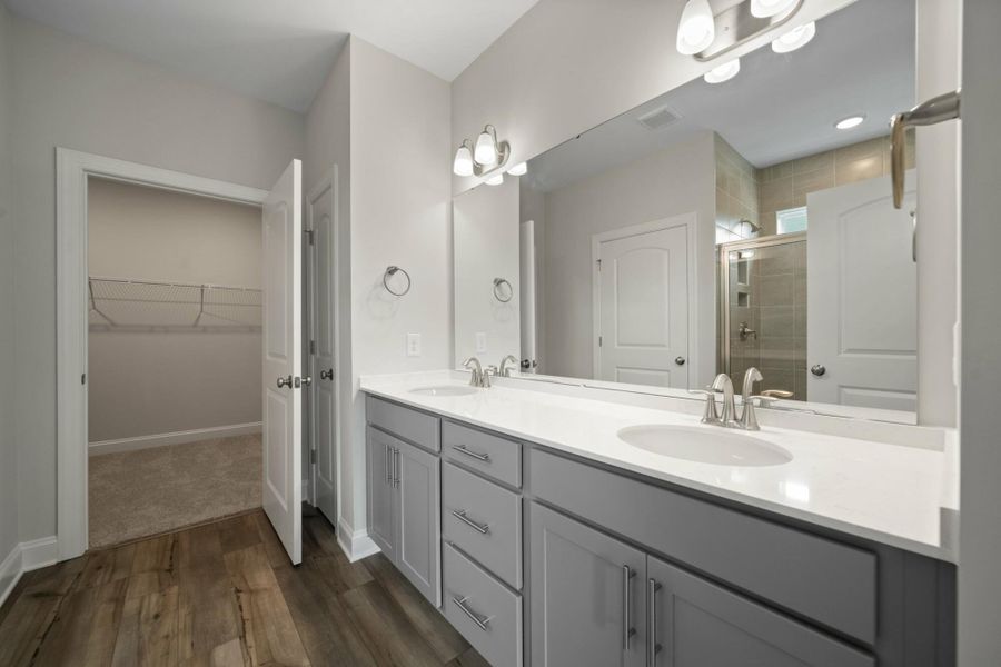 Furnished interior view inside a new home in Hopewell Garden, Winston-Salem (Image 12).