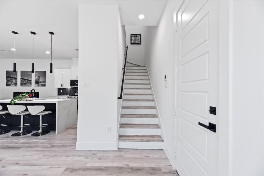Furnished interior view inside a new home in , Houston (Image 36).