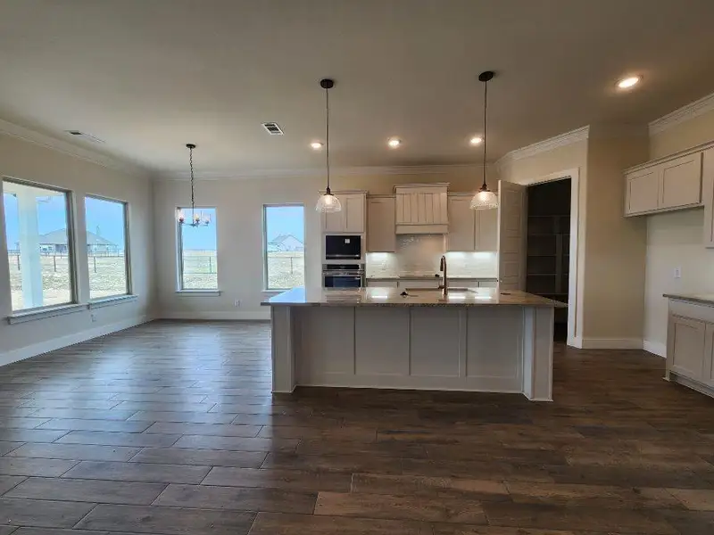 Furnished interior view inside a new home in Rocky Top, Krum (Image 3).