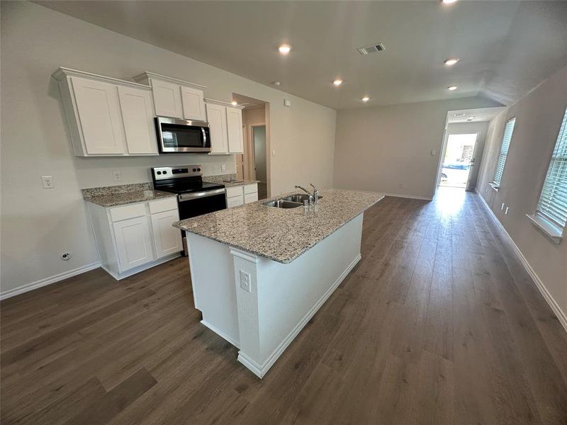 Furnished interior view inside a new home in Cartwright Ranch, Crandall (Image 5). Furnished interior view inside a new home in Cartwright Ranch, Crandall (Image 5).