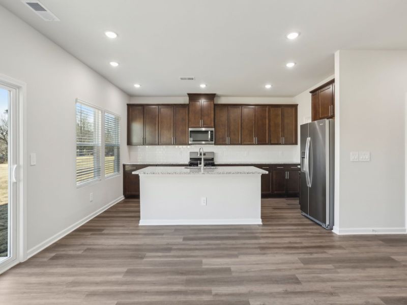 Kitchen in the Dakota floorplan at 199 White Birch Lane.