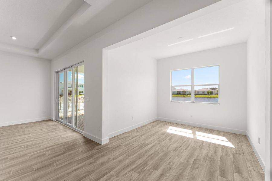 Spacious, unfurnished interior of a new home in Tradition - Seville, Port St. Lucie (Image 15). Spacious, unfurnished interior of a new home in Tradition - Seville, Port St. Lucie (Image 15).