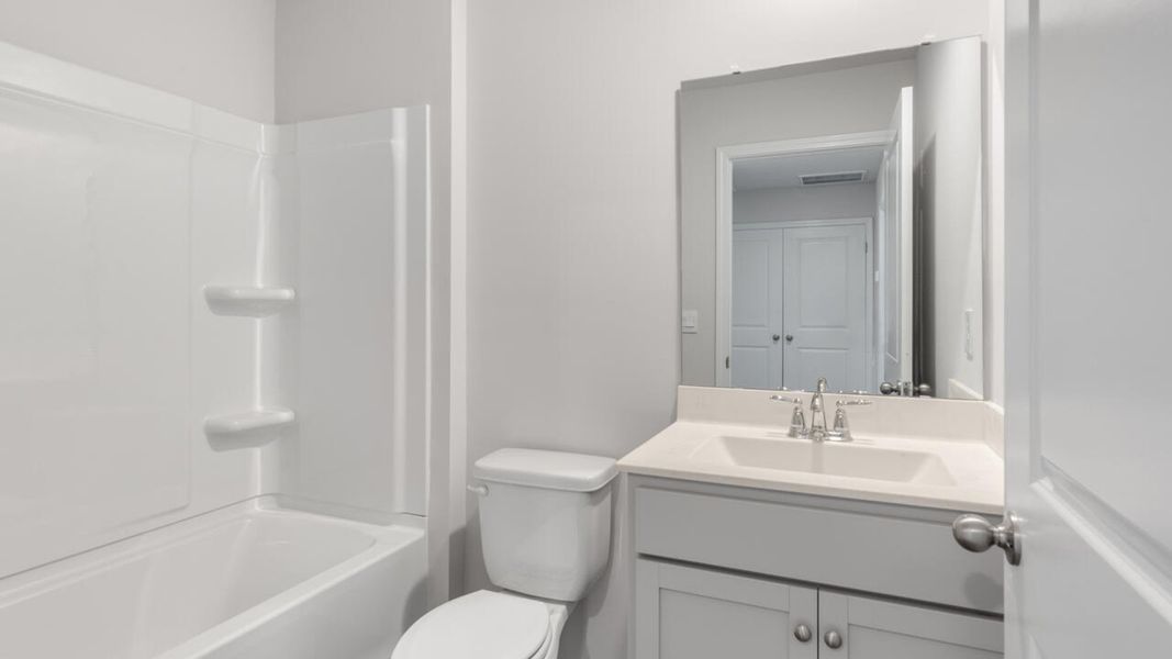 Furnished interior view inside a new home in The Landing at Sidbury Station, Castle Hayne (Image 14).