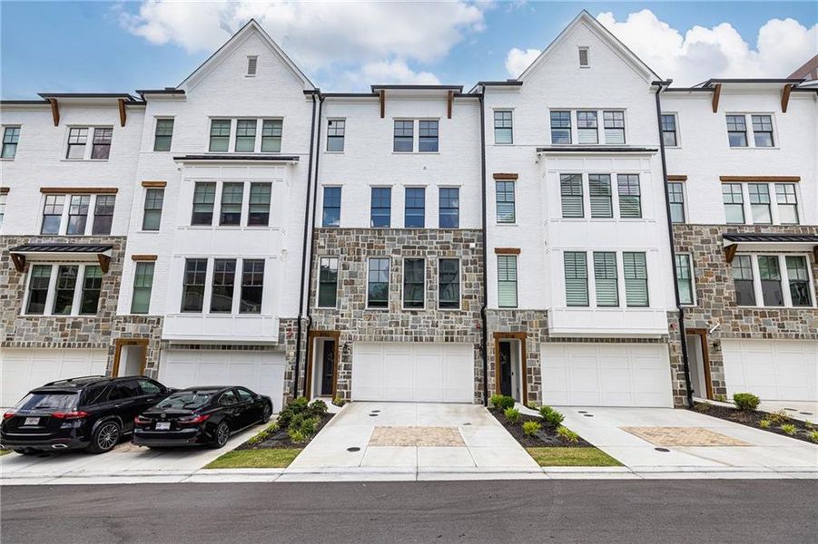 Front exterior of a new home in , Atlanta, GA, highlighting curb appeal (Image 28).