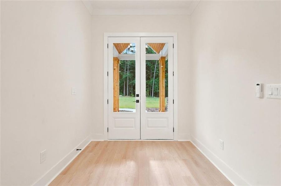 Spacious, unfurnished interior of a new home in , White (Image 32).