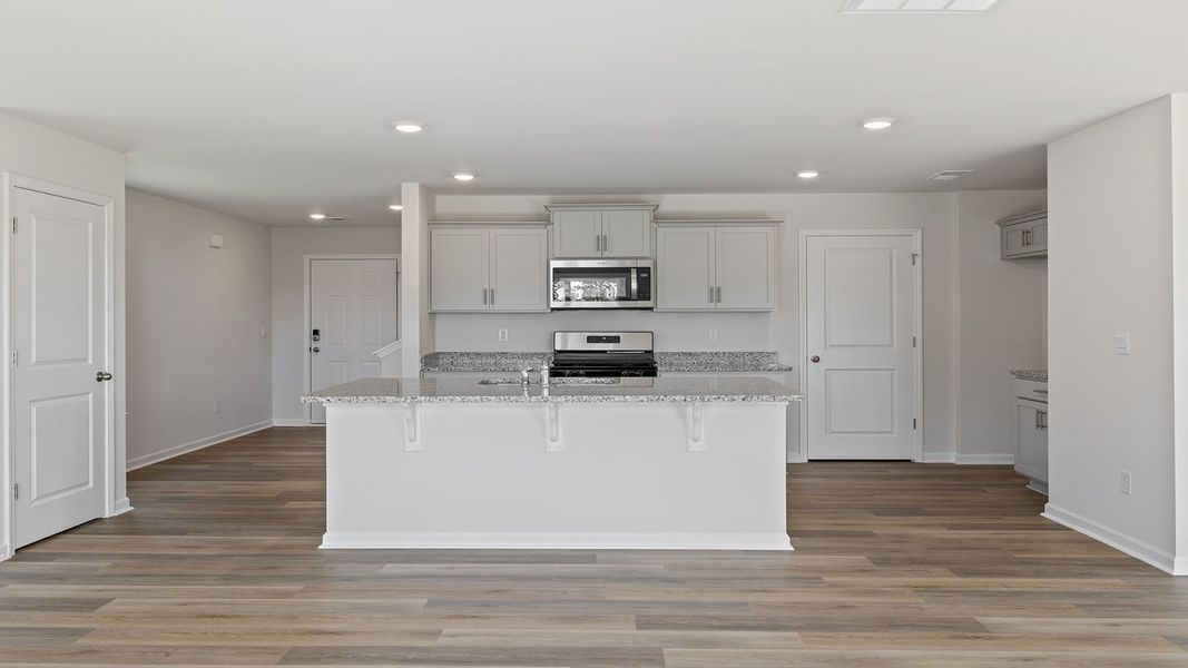 Furnished interior view inside a new home in Cloverdale Hills, Piedmont (Image 6).