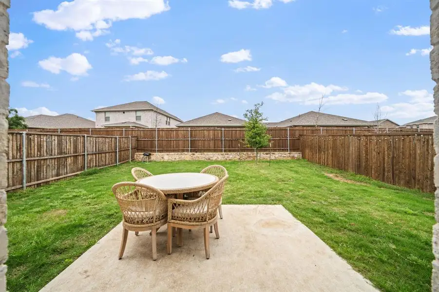 Exterior details and patio area of a home in Eastridge, McKinney (Image 3). Exterior details and patio area of a home in Eastridge, McKinney (Image 3).