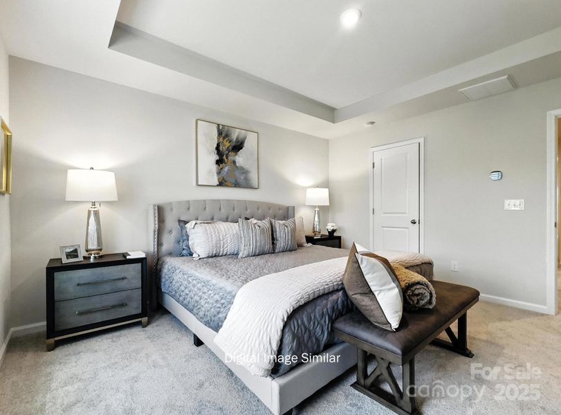 Furnished interior view inside a new home in Bailey Run, Charlotte (Image 24). Furnished interior view inside a new home in Bailey Run, Charlotte (Image 24).