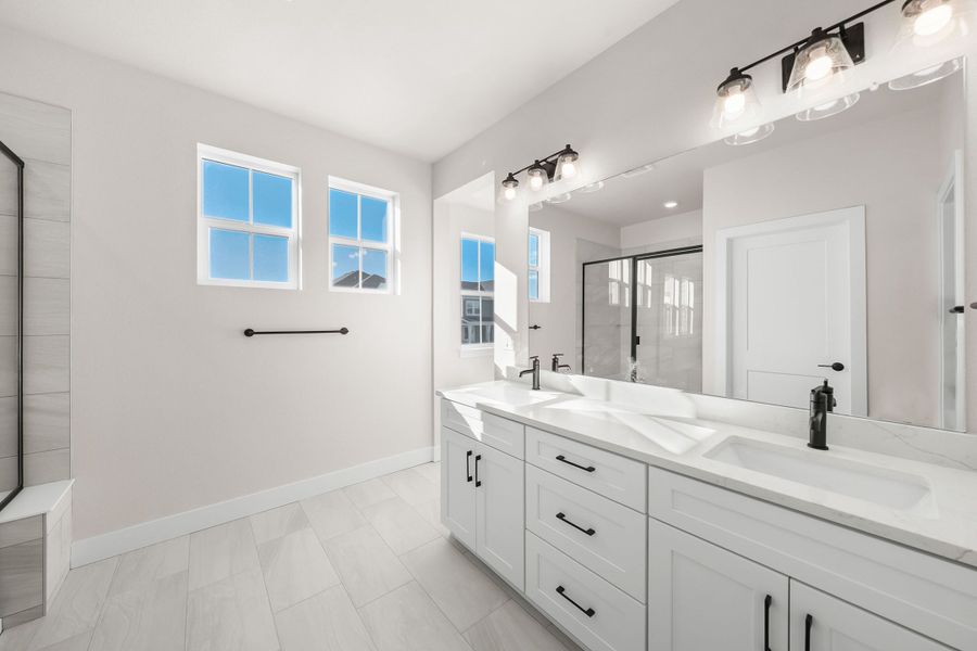 Furnished interior view inside a new home in Trumark Homes at Sterling Ranch, Littleton (Image 10).