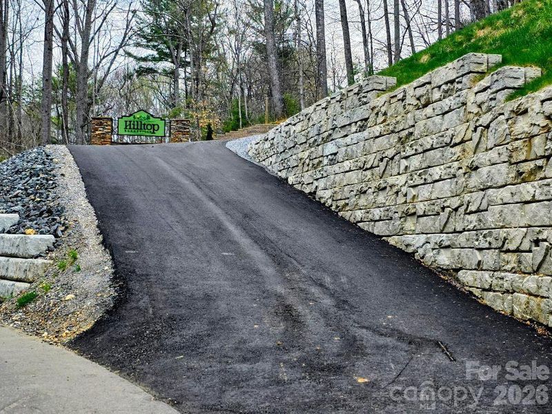 Entrance to Burnsville Hilltop off of Reservoir Road