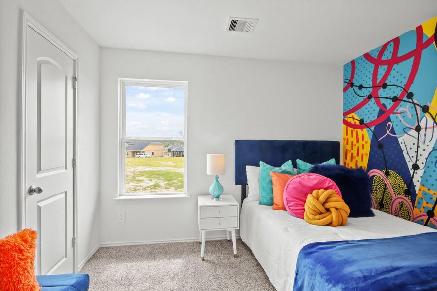 Furnished interior view inside a new home in The Canopies, Splendora (Image 9). Furnished interior view inside a new home in The Canopies, Splendora (Image 9).