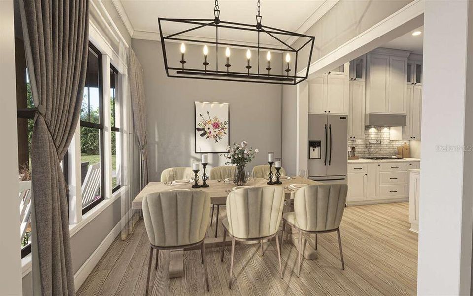 Furnished interior view inside a new home in , Dade City (Image 10).