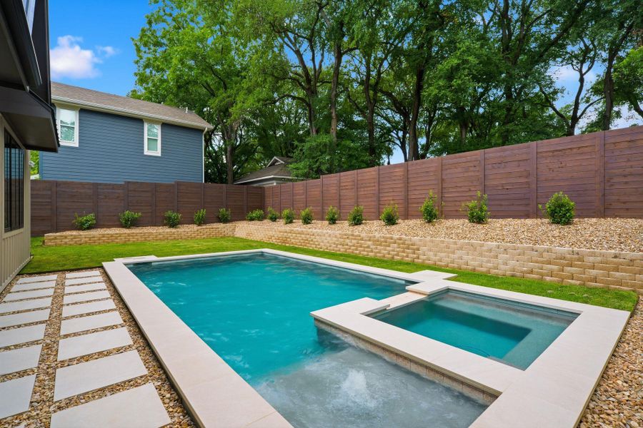 Exterior details and patio area of a home in , Austin (Image 24). Exterior details and patio area of a home in , Austin (Image 24).
