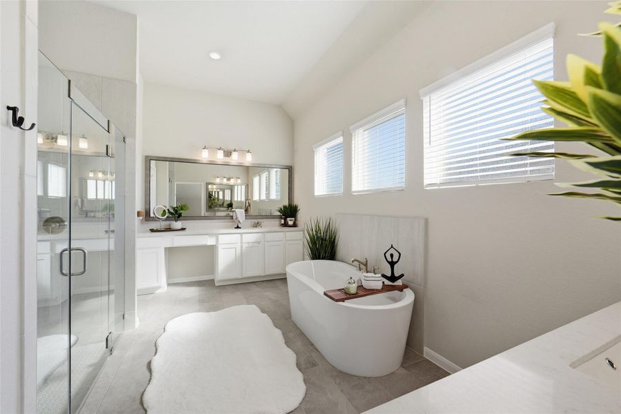 Furnished interior view inside a new home in Tejas Landing, Needville (Image 13).