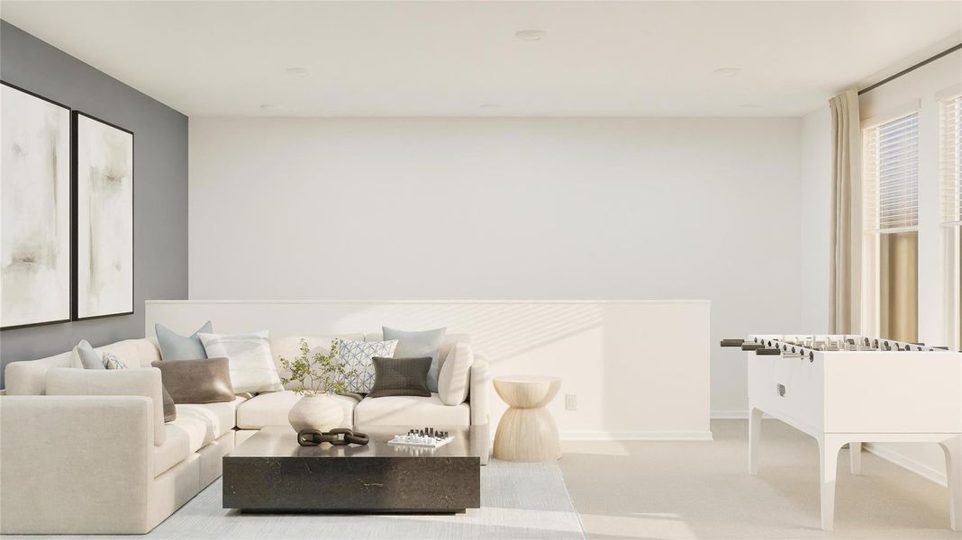 Furnished interior view inside a new home in Anniston, Katy (Image 9).