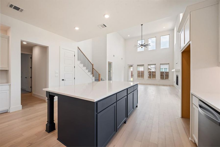 Furnished interior view inside a new home in Tavolo Park, Fort Worth (Image 13). Furnished interior view inside a new home in Tavolo Park, Fort Worth (Image 13).