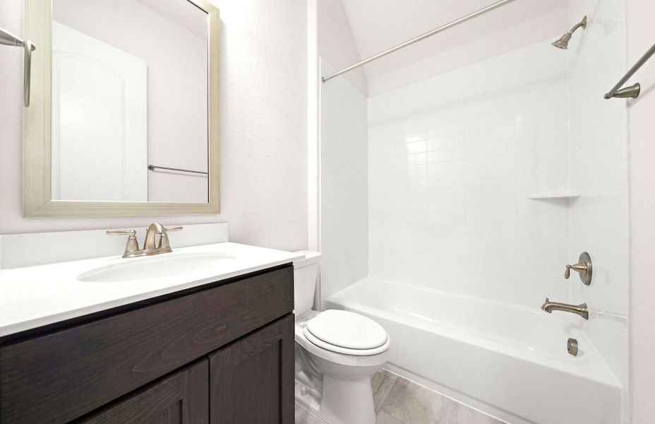Representative furnished interior of a home built from the 2855AU by Ravenna Homes in Audubon 60′, Magnolia (Image 30).