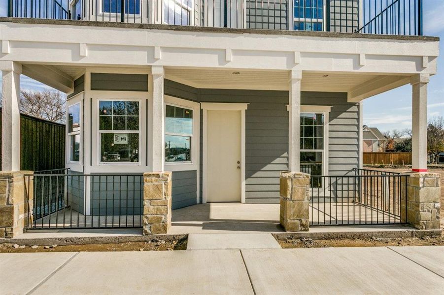 Exterior details and patio area of a home in , Coppell (Image 8).
