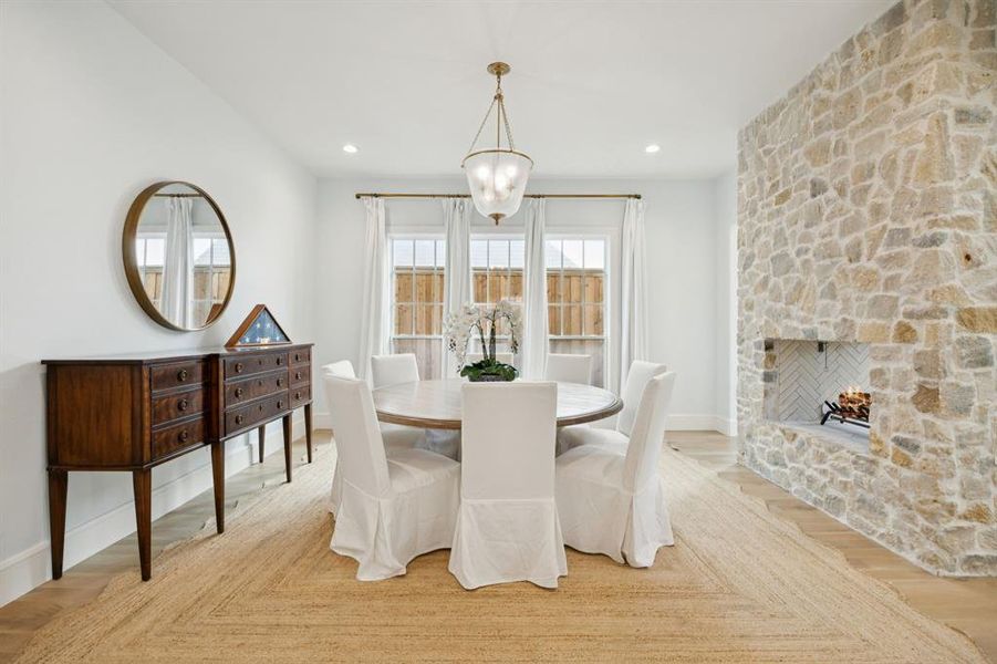 Furnished interior view inside a new home in , Dallas (Image 6).