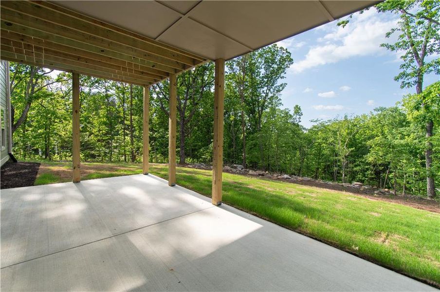 Exterior details and patio area of a home in , Jasper (Image 33).