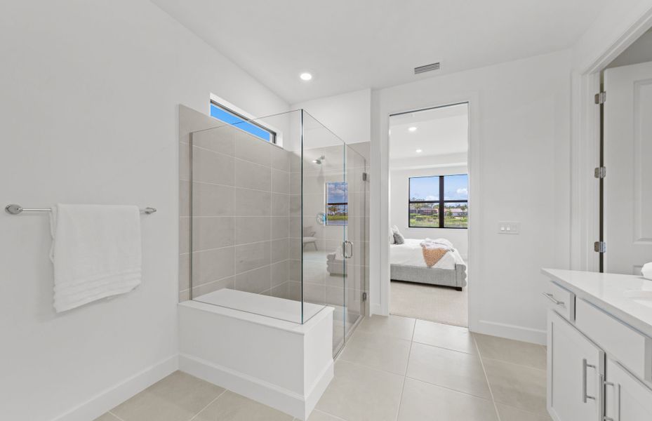 Furnished interior view inside a new home in Arbor Oaks, North Port (Image 10).