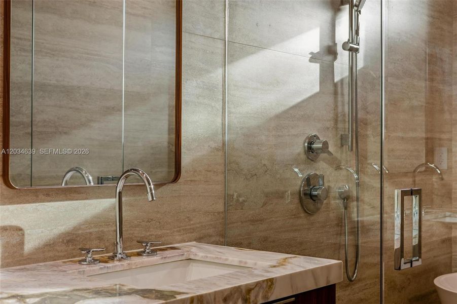 Close-up of interior finishes inside a home in , Miami (Image 13). Close-up of interior finishes inside a home in , Miami (Image 13).