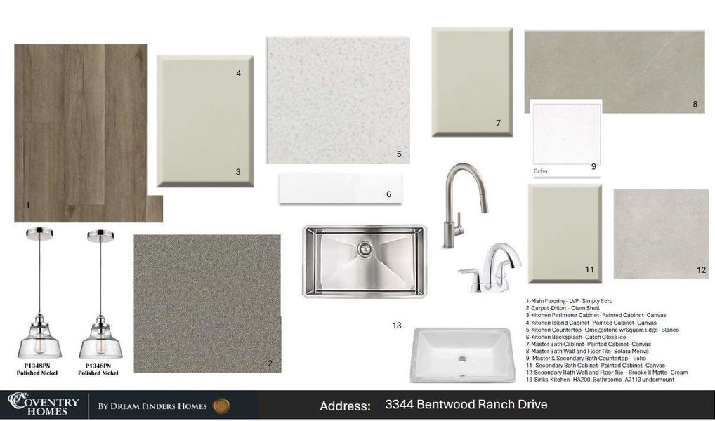 Sample of building materials used in homes in , Conroe (Image 4).