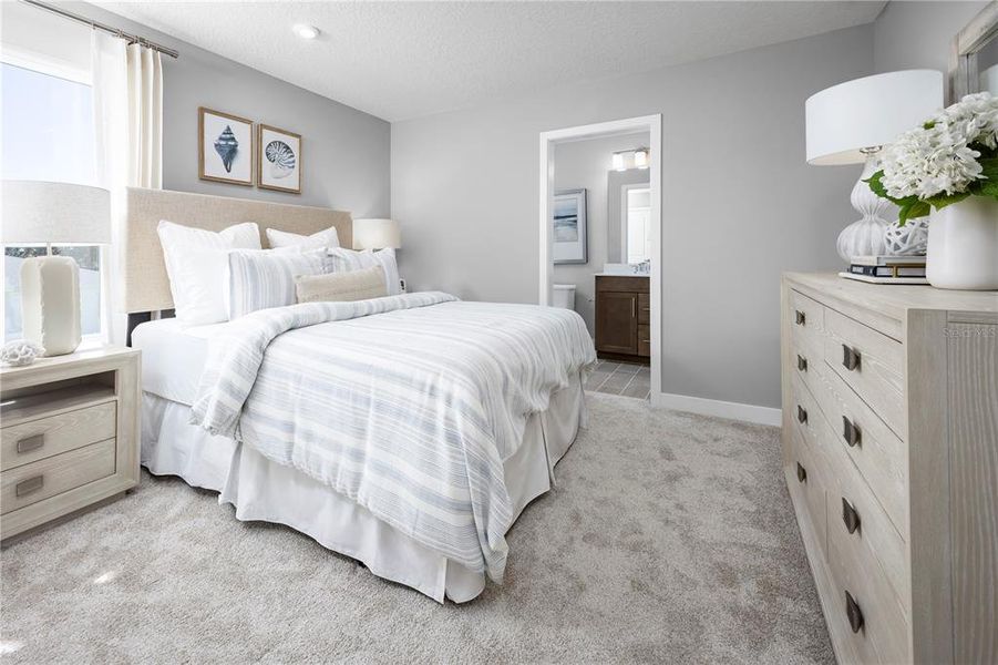 Furnished interior view inside a new home in Cedar Landings, Leesburg (Image 12).