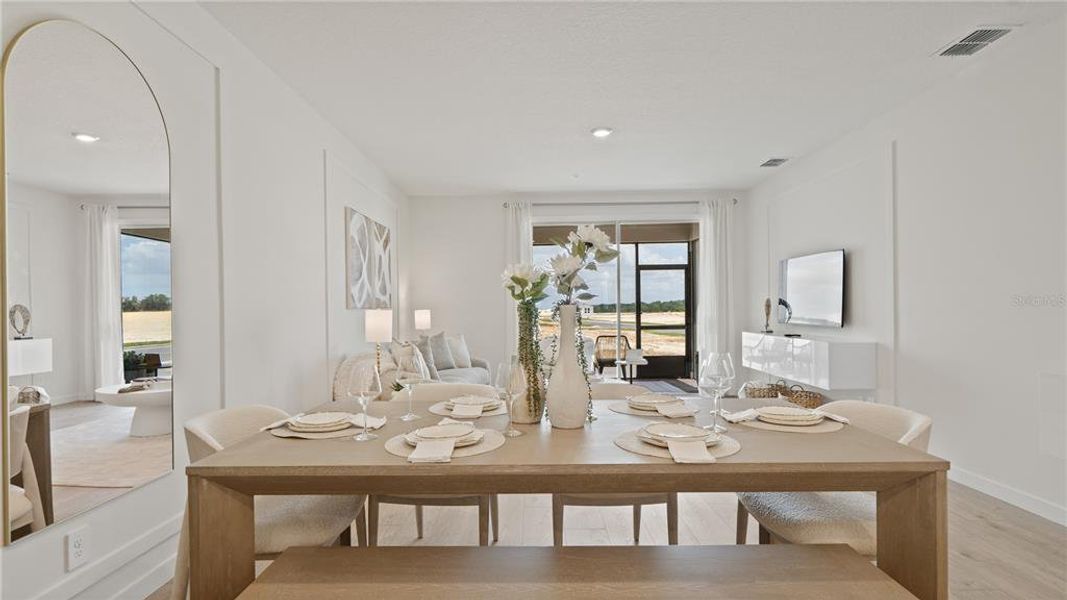 Furnished interior view inside a new home in , Clermont (Image 9).