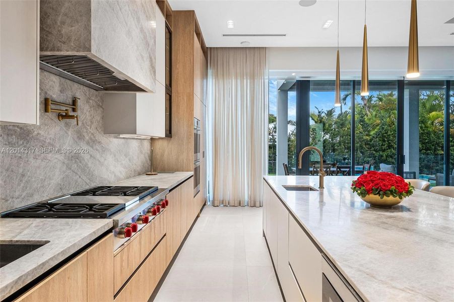 Furnished interior view inside a new home in , Surfside (Image 15).